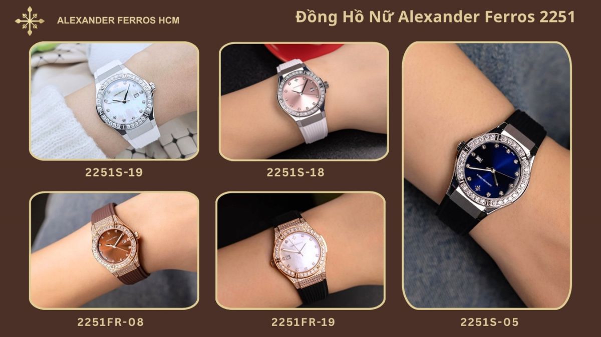 Đồng hồ nữ Alexander Ferros 2251